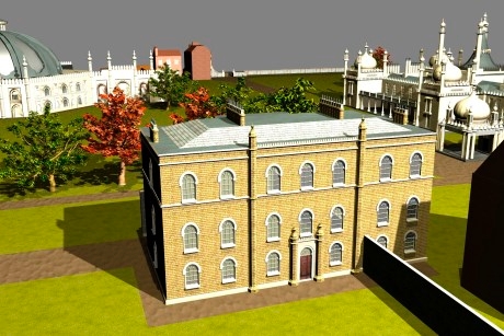 3D model of the Royal Pavilion estate